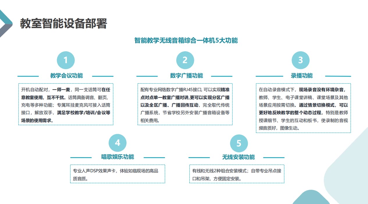 無(wú)線(xiàn)教學(xué)音箱系統的功能